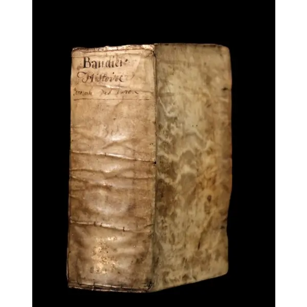 INVENTAIRE DE L´HISTOIRE GENERALE DES TURCS, Michel Baudier, 1628, Chez Augustin Courbe, Paris, 923 sayfa, 18x23 cm...
