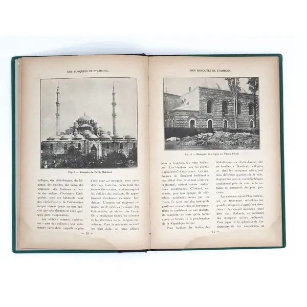 NOS MOSQUEES DE STAMBOUL (Fransızca), Halil Edhem, Çeviren: E. Mamboury, 1934, Librairie Kanaat, 148 sayfa, 17x25 cm...