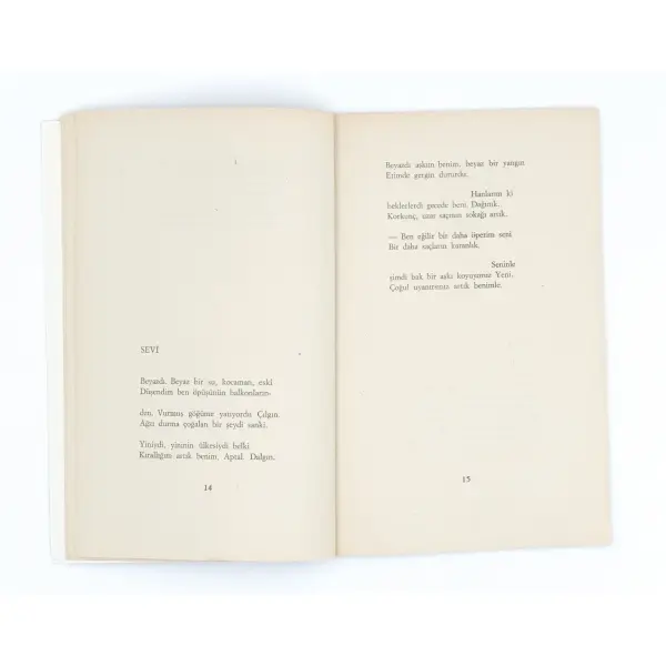 ÂŞIKANE, İlhan Berk, 1968, De Yayınevi, 48 sayfa, 13x19 cm…