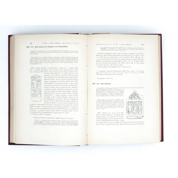 CATALOGUE DES SCULPTURES (Grecques, Romaines et Byzantines), Gustave Mendel, 1912-14, En Vente au Musee Imperial, 594+593+668 sayfa, 19x27 cm...