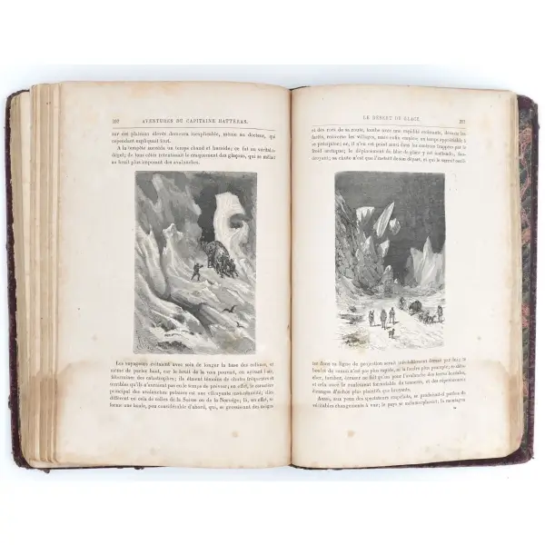 VOYAGES EXTRA ORDINAIRES, Jules Verne, Edition J. Hetzel, 467 sayfa, 19x28 cm...