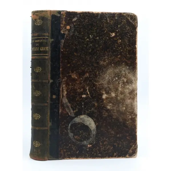 CAPITAINE GRANT VOYAGE AUTOUR DU MONDE, Jules Verne, Bibliotheque d`Education et de Recreation, J. Hetzel et Cie., Paris, 624 sayfa, 19x28 cm...