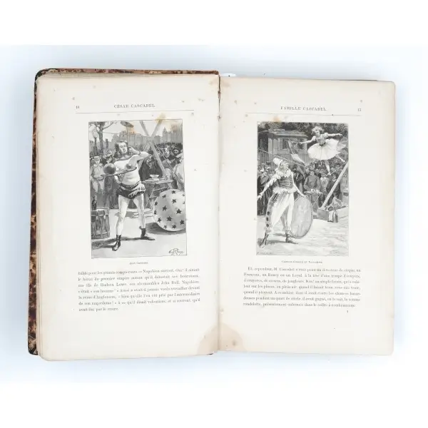 CESAR CASCABEL, Jules Verne, Bibliotheque d`Education et de Recreation, J. Hetzel et Cie., Paris, 438 sayfa, 19x28 cm...