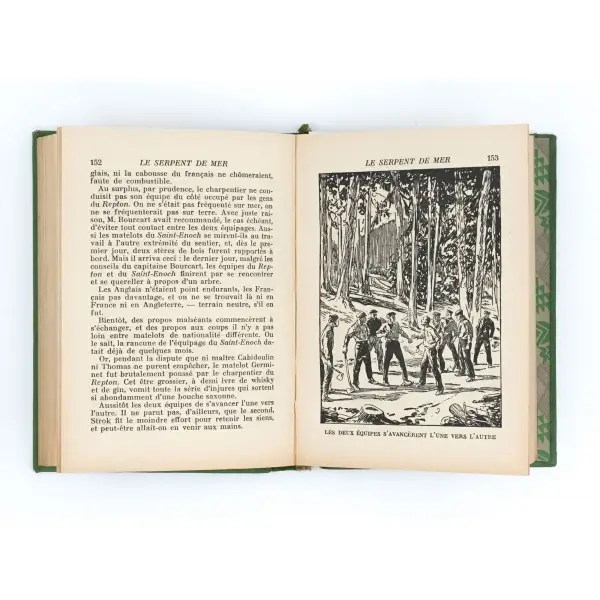 LE SERPENT DE MER (Histoires de Jean-Marie Cabidoulin), Jules Verne, 1937, Librairie Hachette, Paris, 251 sayfa, 13x17 cm...