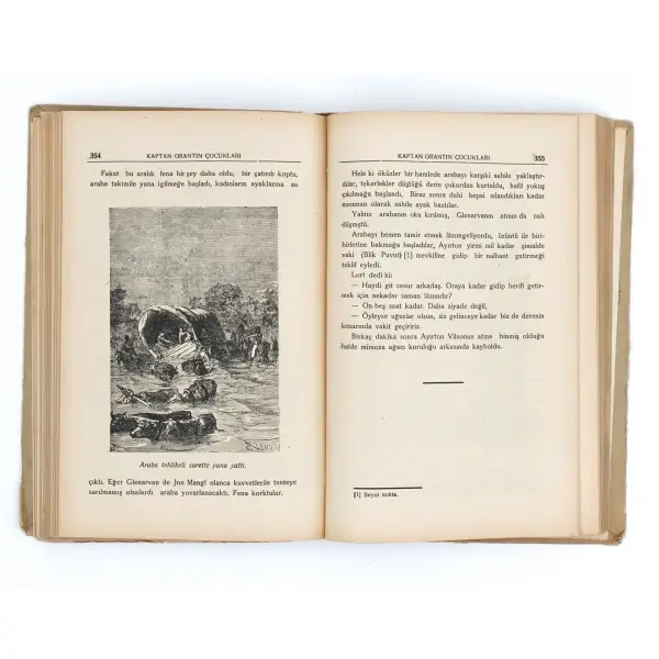 KAPTAN GRANTIN ÇOCUKLARI, Jül Vern (Jules Verne), 1932, Tefeyyüz Kitaphanesi, İstanbul, 703 sayfa, 16x23 cm...