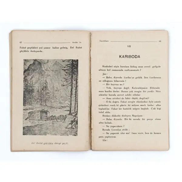 ARABA İLE DEVRİÂLEM, Jules Verne, tercüme eden: M. Sami Karayel, 1943, Kültür Matbaası, İstanbul, 183 sayfa, 13x19 cm...