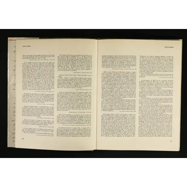 Tout L´Oeuvre Peint de MANET, Denis Rouart, 1970, Paris, Flammarion, 126 sayfa, 24x32 cm...