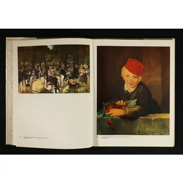 Tout L´Oeuvre Peint de MANET, Denis Rouart, 1970, Paris, Flammarion, 126 sayfa, 24x32 cm...