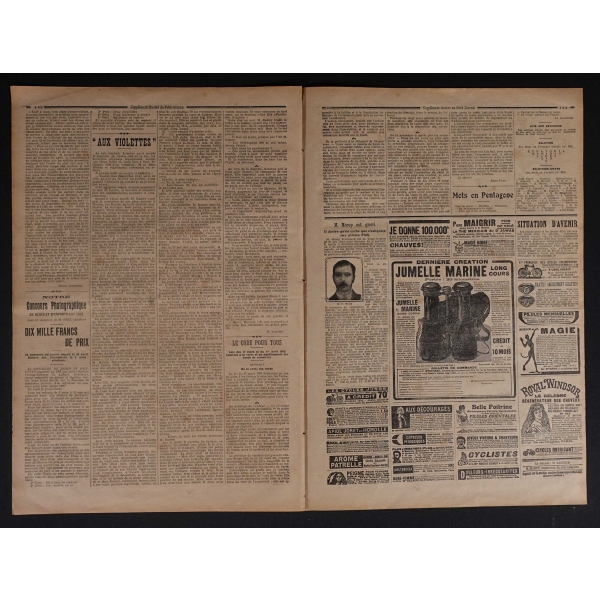 1909 Adana Olayları kapaklı Le Petit Journal mecmuası...