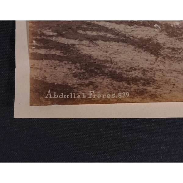 Alman Kayzeri Wilhelm´in İstanbul ziyaretinde Yıldız Sarayı´nda şerefine yapılan resmi geçit - Abdullah Freres fotoğrafhanesi 20 x 26 cm albümin fotoğraf