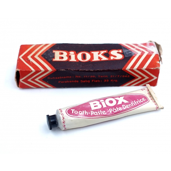 Orijinal kutusunda Biox Diş Macunu, 11 cm...