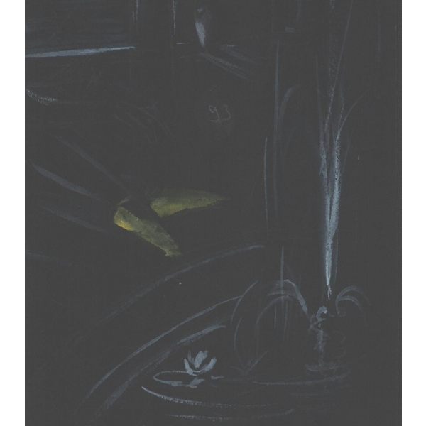 Ünlü grafiker Gülümser Aral çizimi Bale Akademisi çalışması, 12x15 cm...