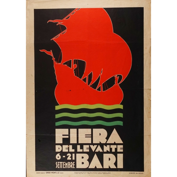 Fiera Del Levante, 6-21 Settembre, Bari, 70x100 cm...