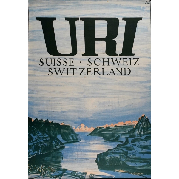 URI: Suisse - Schweiz - Switzerland, 63x90 cm...