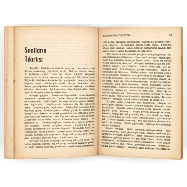 BODUR MİNAREDEN ÖTE (Hikâyeler), Yusuf Atılgan, 1960, A Dergisi Yayınları, İstanbul, 76 sayfa, 12x17 cm...