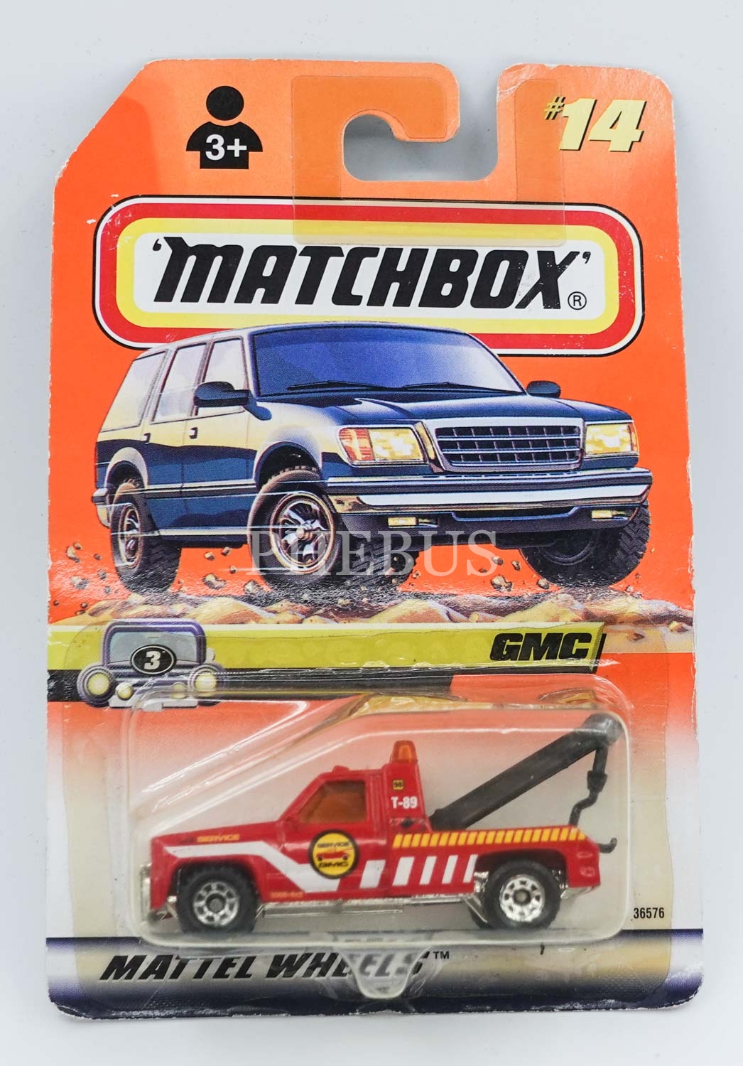 Matchbox marka ´´GMC Wrecker´´ model koleksiyonluk teneke araç, 1/72 ölçeğinde 16x11 cm (kutusundadır)...