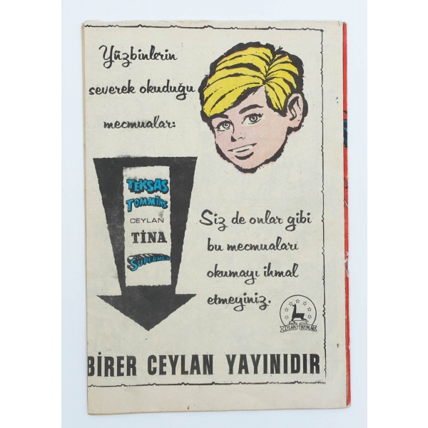 BETMEN (No: 2), 1967, Ceylan Yayınları, 26 sayfa, 17x25 cm...