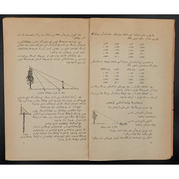 HESAP MESELELERİ (4. Kitap), 1926, Türkistan Devlet Neşriyatı, 139 sayfa, 18x27 cm...