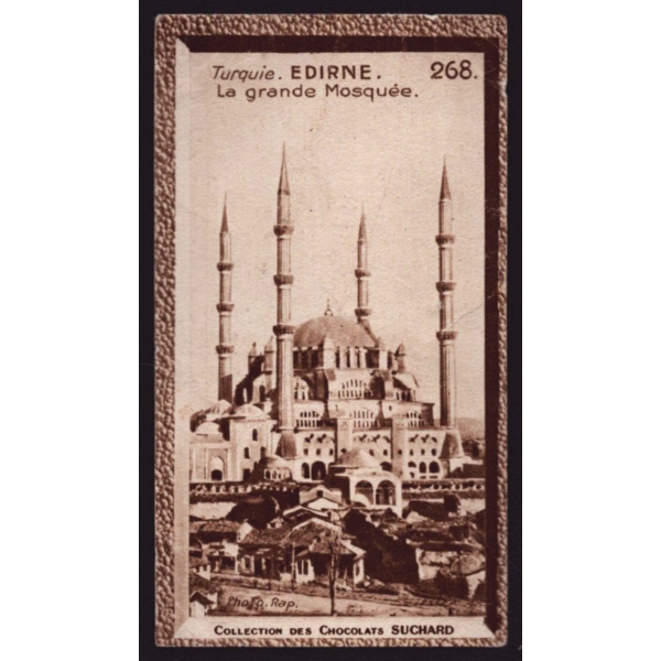 Selimiye Cami görselli çikolata kartı, 