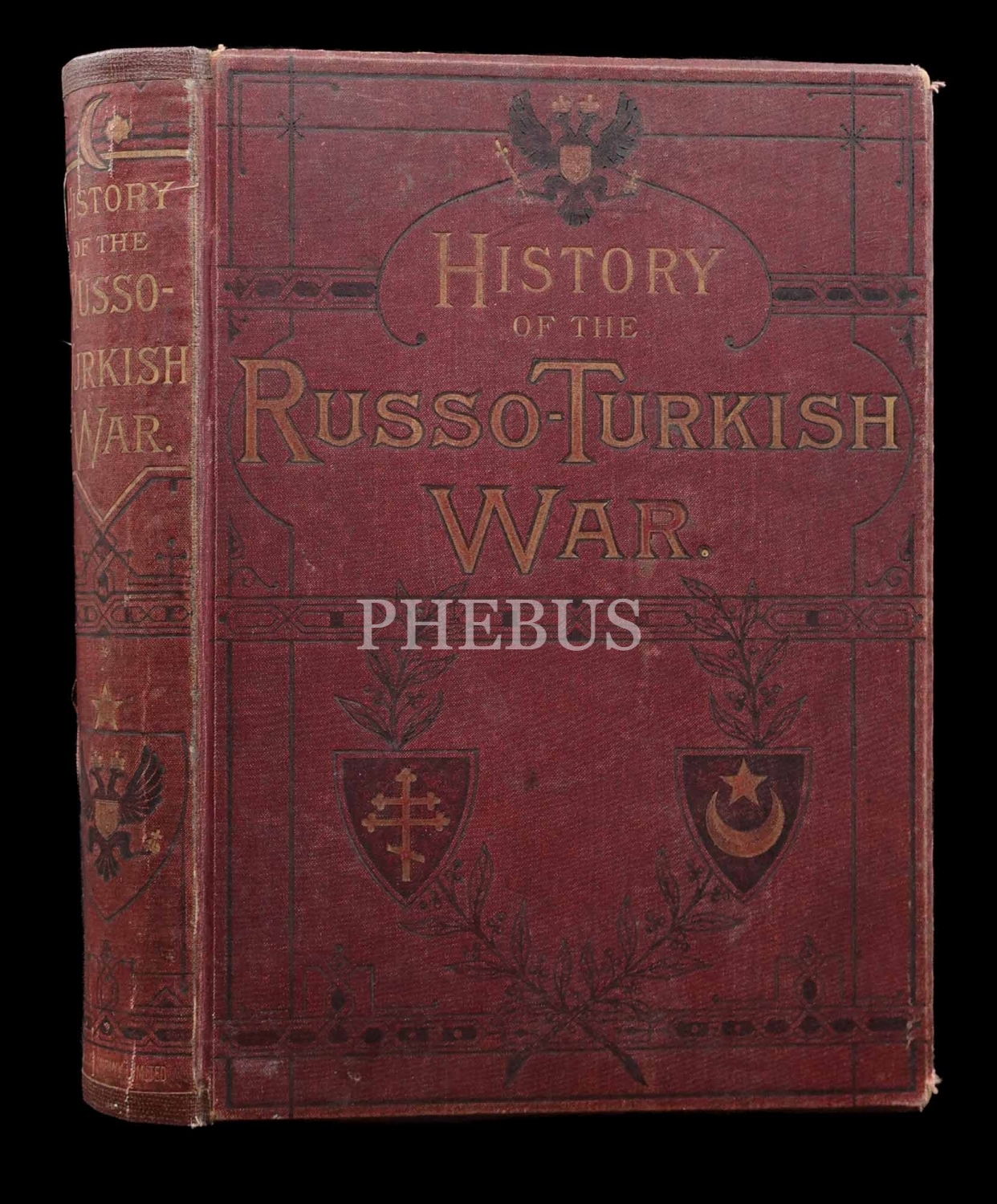 CASSELL´S ILLUSTRATED HISTORY OF THE RUSSO-TURKISH WAR, (Cilt I-II), Edmund Ollier, 1878, Cassell&Company Limited, 576+583 sayfa, 20x27 cm...