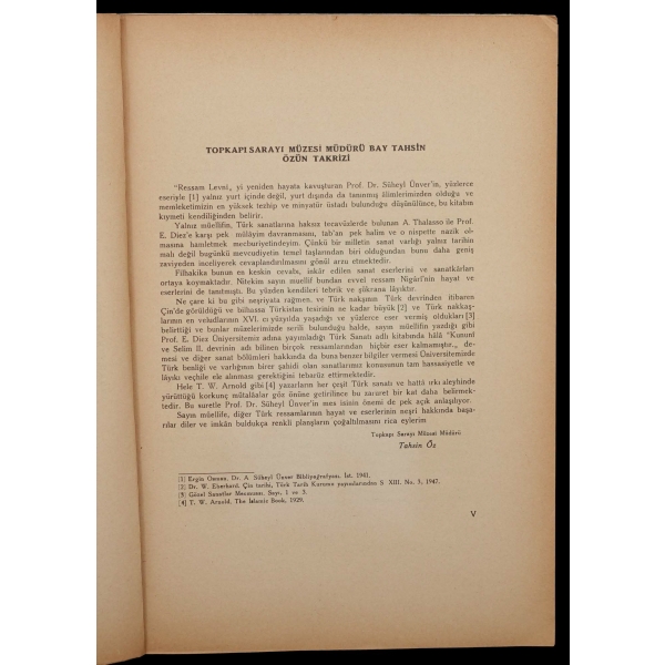 RESSAM LEVNÎ HAYATI VE ESERLERİ, Süheyl Ünver, 1949, Milli Eğitim Basımevi, 46+20 sayfa, 22x31 cm...