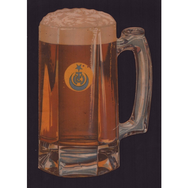 T.C İnhisarlar İdaresi tarafından 1941 yılında bastırılan bira broşürünün kabı, yemek tariflerini içeren broşür eksiktir, 18x26 cm...