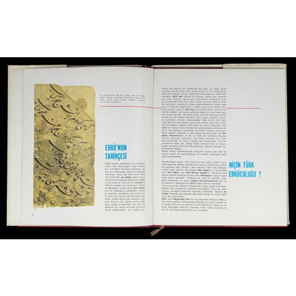 TÜRK SANATINDA EBRÛ, M. Uğur Derman, 1977, Ak Yayınları,  63 sayfa, 24x28 cm...