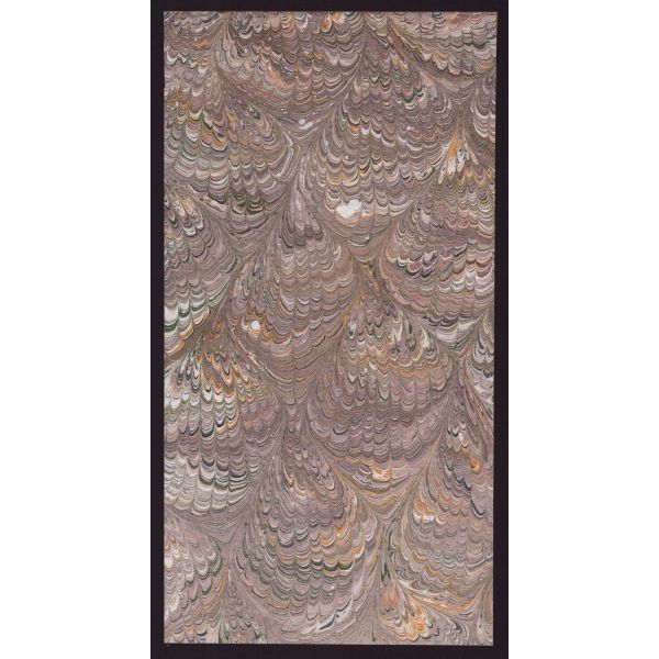 Taraklı ebru, 16x31 cm...