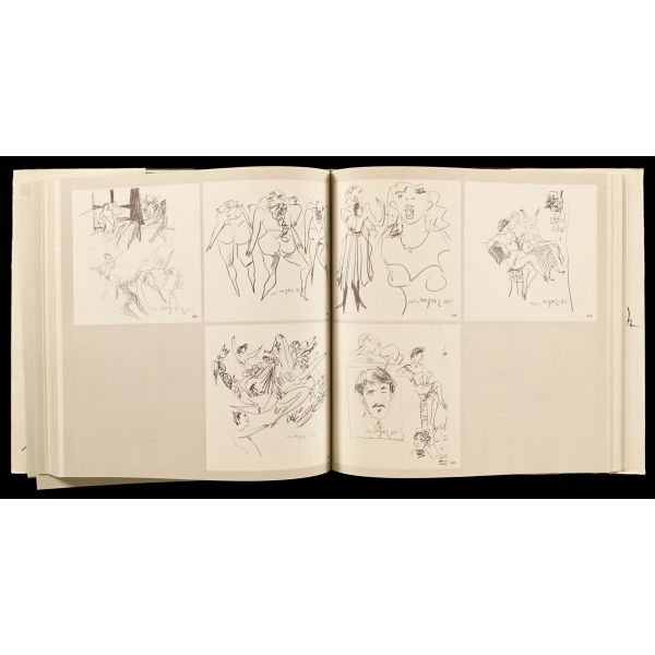 MUSTAFA AYAZ (Desenler / Drawings - 1967-1987), 252 sayfa,27x27 cm...