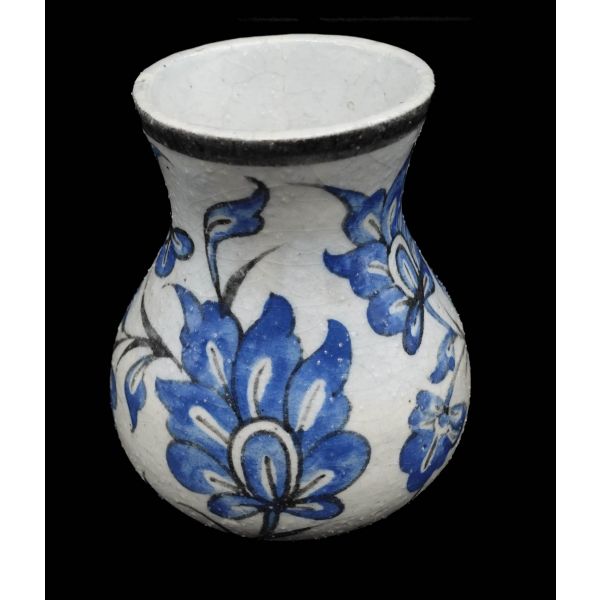 Kütahya çini vazo, 12x9 cm...