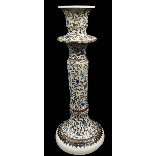 Kütahya çini şamdan, 30x12 cm...