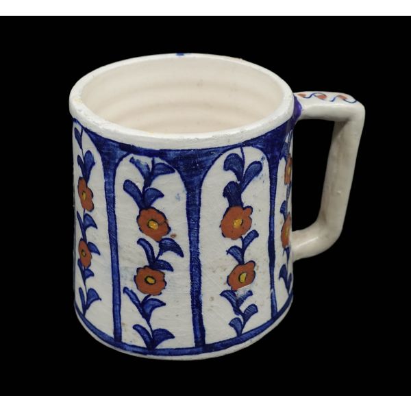 Kütahya çini kupa, 8x8 cm...