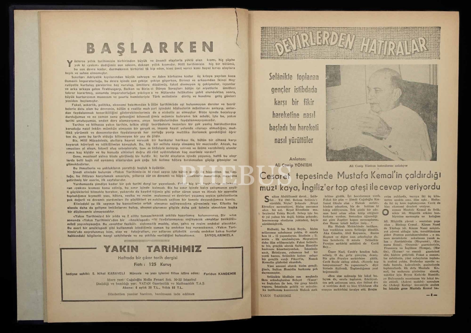 YAKIN TARİHİMİZ (4 Cilt), S. Nihal Karaveli, 1962, Vatan Gazetesi,