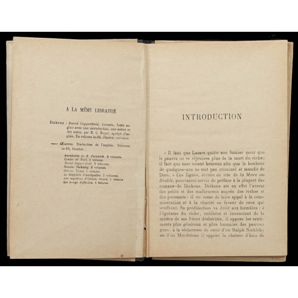 CONTE DE NOEL (A CHRISTMAS CAROL), Charles Dickens, 1930, Librairie Hachette, 136 sayfa, 11x16 cm...