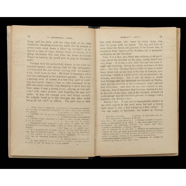 CONTE DE NOEL (A CHRISTMAS CAROL), Charles Dickens, 1930, Librairie Hachette, 136 sayfa, 11x16 cm...