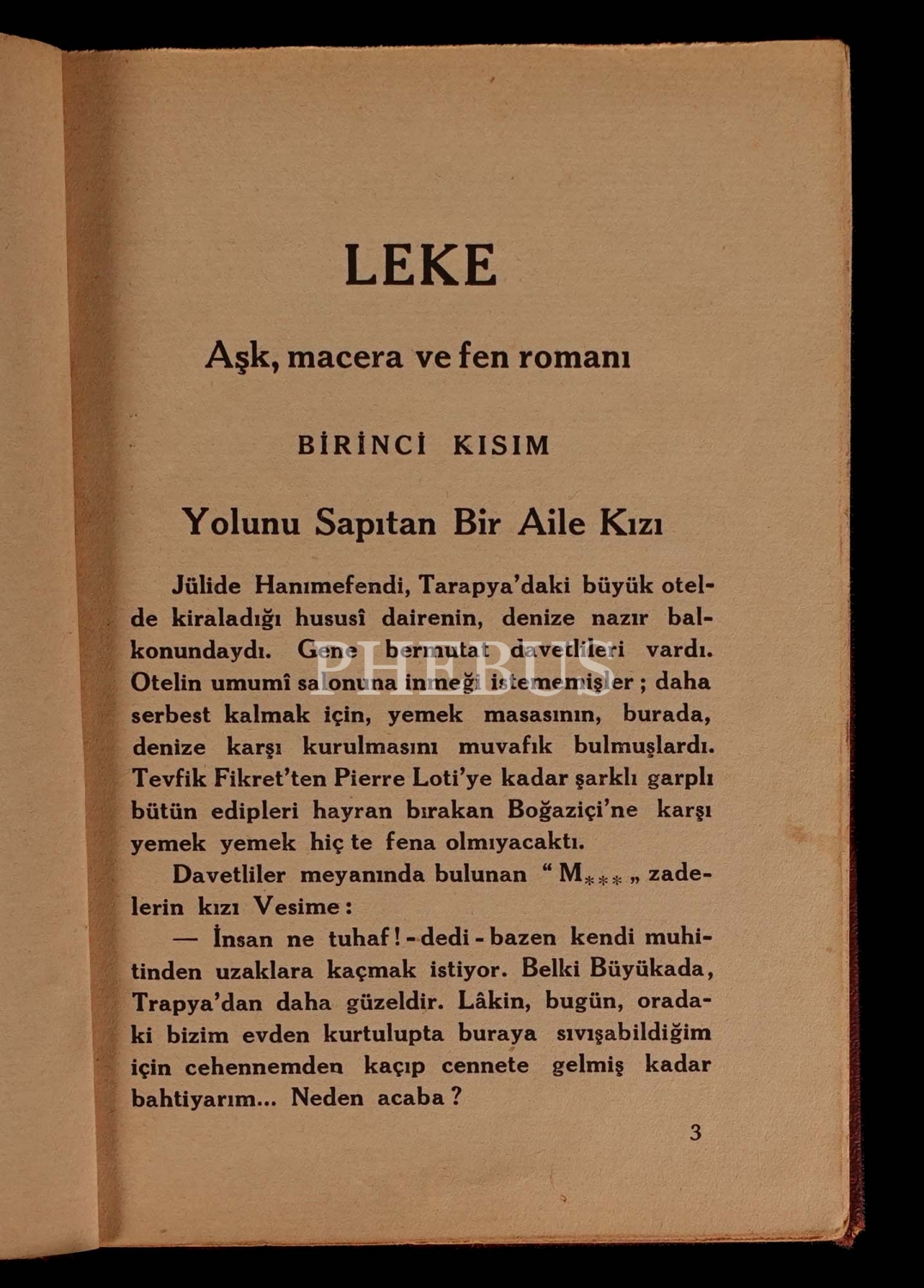 LEKE, Vâ-Nû, Semih Lütfi: Sühulet Kütüphanesi, 183 sayfa, 14x21 cm...
