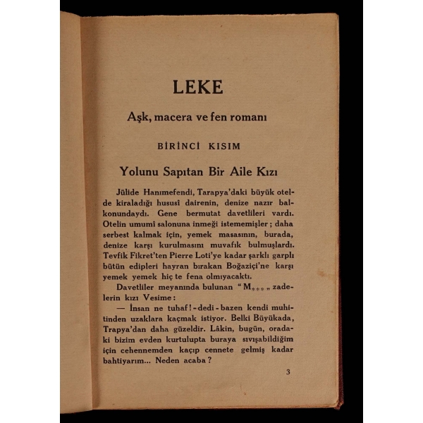 LEKE, Vâ-Nû, Semih Lütfi: Sühulet Kütüphanesi, 183 sayfa, 14x21 cm...