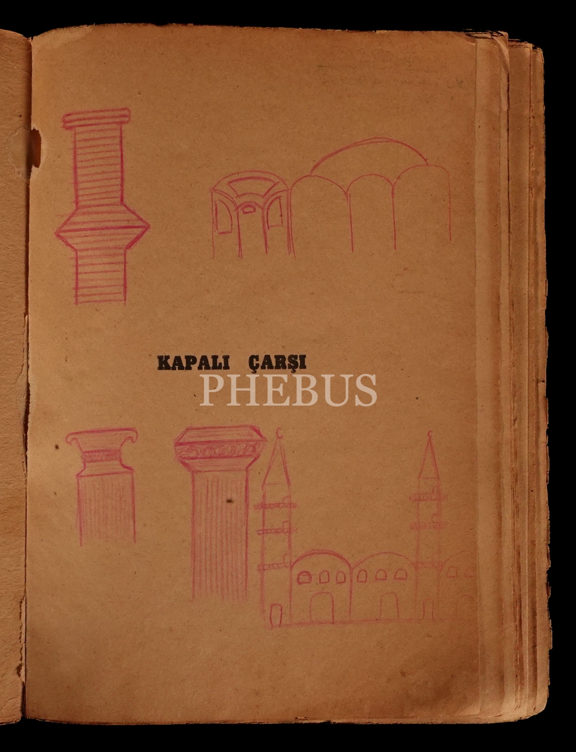 KAPALI ÇARŞI, Behçet Necatigil, 1945, Marmara Kitabevi, 56 sayfa, 15x21 cm...