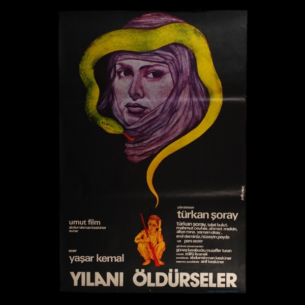YILANI ÖLDÜRSELER, Türkan Şoray, Umut Film, 66x98 cm...