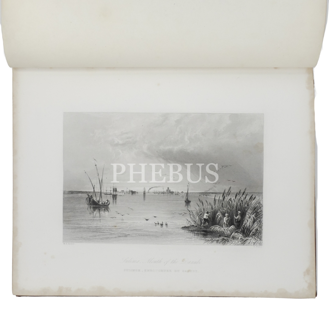 BEAUTIES OF THE BOSPHORUS, Miss Pardoe, (Çizimler: Willian H. Bartlett), 4 cilt, İngilizce, 28x21 cm...