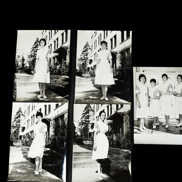 Bir hemşirenin terekesinden, ağırlıkla 1940 - 1960 yılları arasını kapsayan, öğrencilik ve meslek yaşamına ışık tutan 134 adet fotoğraf ve 6 adet belge lotu...