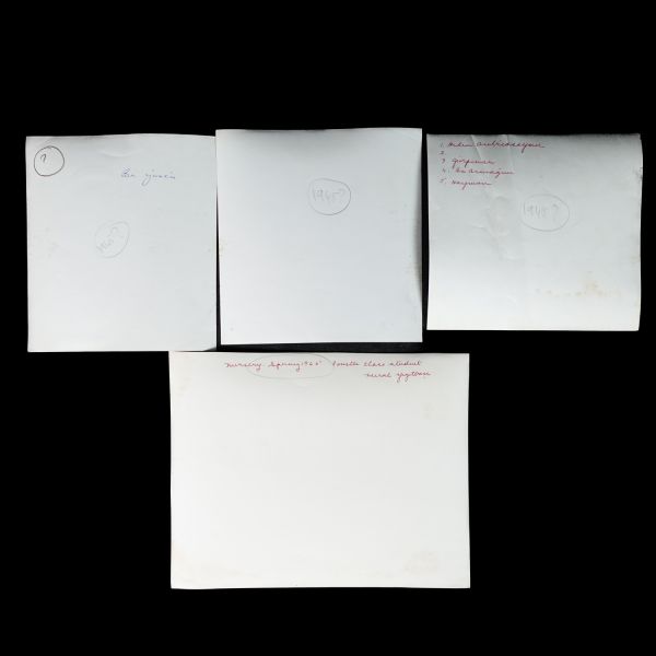 Bir hemşirenin terekesinden, ağırlıkla 1940 - 1960 yılları arasını kapsayan, öğrencilik ve meslek yaşamına ışık tutan 134 adet fotoğraf ve 6 adet belge lotu...