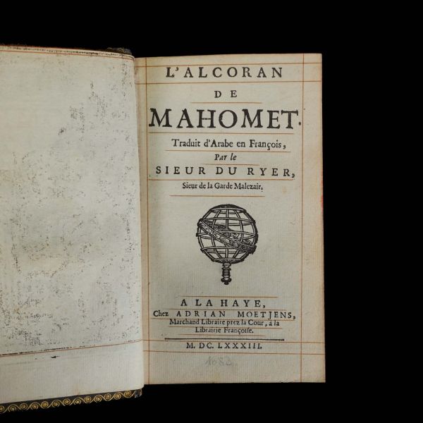 L´ALCORAN DE MAHOMET (Traduit d´Arabe en François), Sieur du Ryer, 1683, Chez Adrian Moetjens, A La Haye, 485 sayfa, 9x14 cm...
