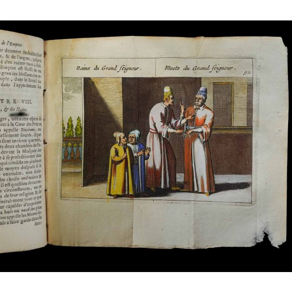 HISTOIRE DE L´ETAT PRESENT DE L´EMPIRE OTTOMAN, Paul Rycaut - Monsieur Briot, 1686, Chez Abraham Wolfgank, A Amsterdam, 498 sayfa, 9x14 cm...