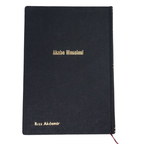 AKABE MESELESİ, Mirliva Rüşdü, 1326, Matbaayı Osmaniye, 154 sayfa, 14x20cm...