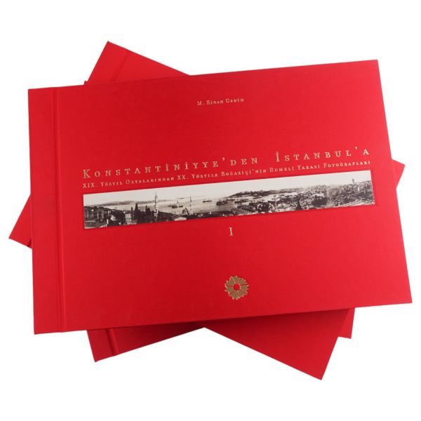 KONSTANTİNİYYE´DEN İSTANBUL´A (XIX. Yüzyıl Ortalarından XX. Yüzyıla Boğaziçi´nin Rumeli ve Anadolu Yakası Fotoğrafları) (4 Cilt Takım), 2013, M. Sinan Genim, İstanbul Araştırmaları Enstitüsü, 867 sayfa, 48x33 cm