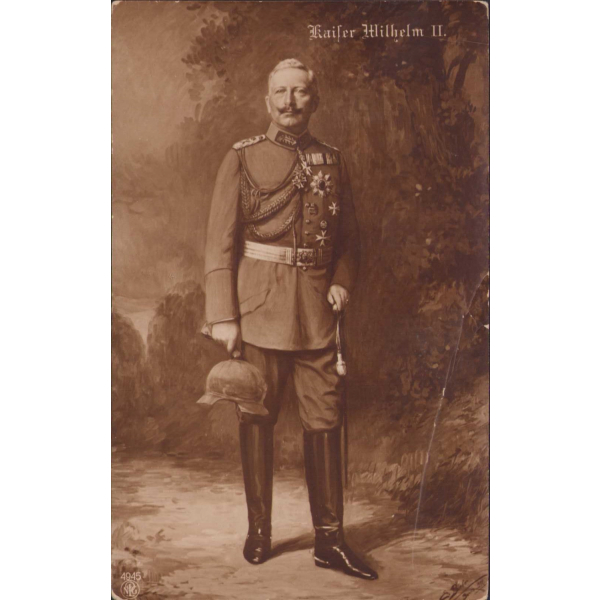 Kaiser Wilhelm II, resimden alınmış portre