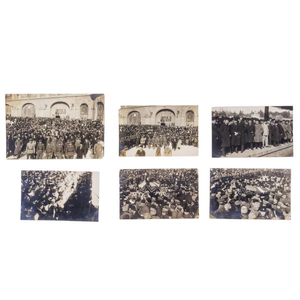 Kars, Sarıkamış ve Ardahan´ı düşman işgalinden kurtaran Deli Halid (Karsıalan) Paşa´nın, TBMM içinde Ali Çetinkaya (Kel Ali) ile kavga ederken vurularak öldürülmesinin akabinde düzenlenen cenaze töreninden beş adet fotoğraf... İçlerinden biri 