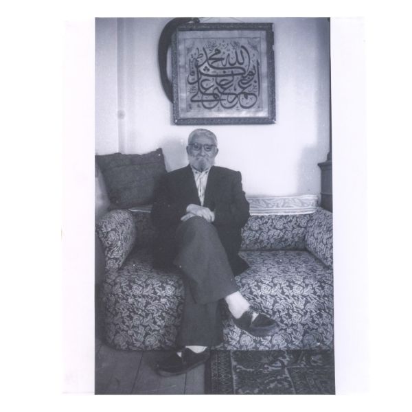 Necmeddin Okyay´ın 1 adet siyah beyaz fotoğrafı, 20x25 cm...