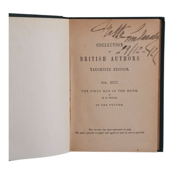 COLLECTION OF BRITISH AUTHORS, Tauchnitz Edition, 1863, Bernhard Tauchnitz (Leipzig), 11x15 cm...
